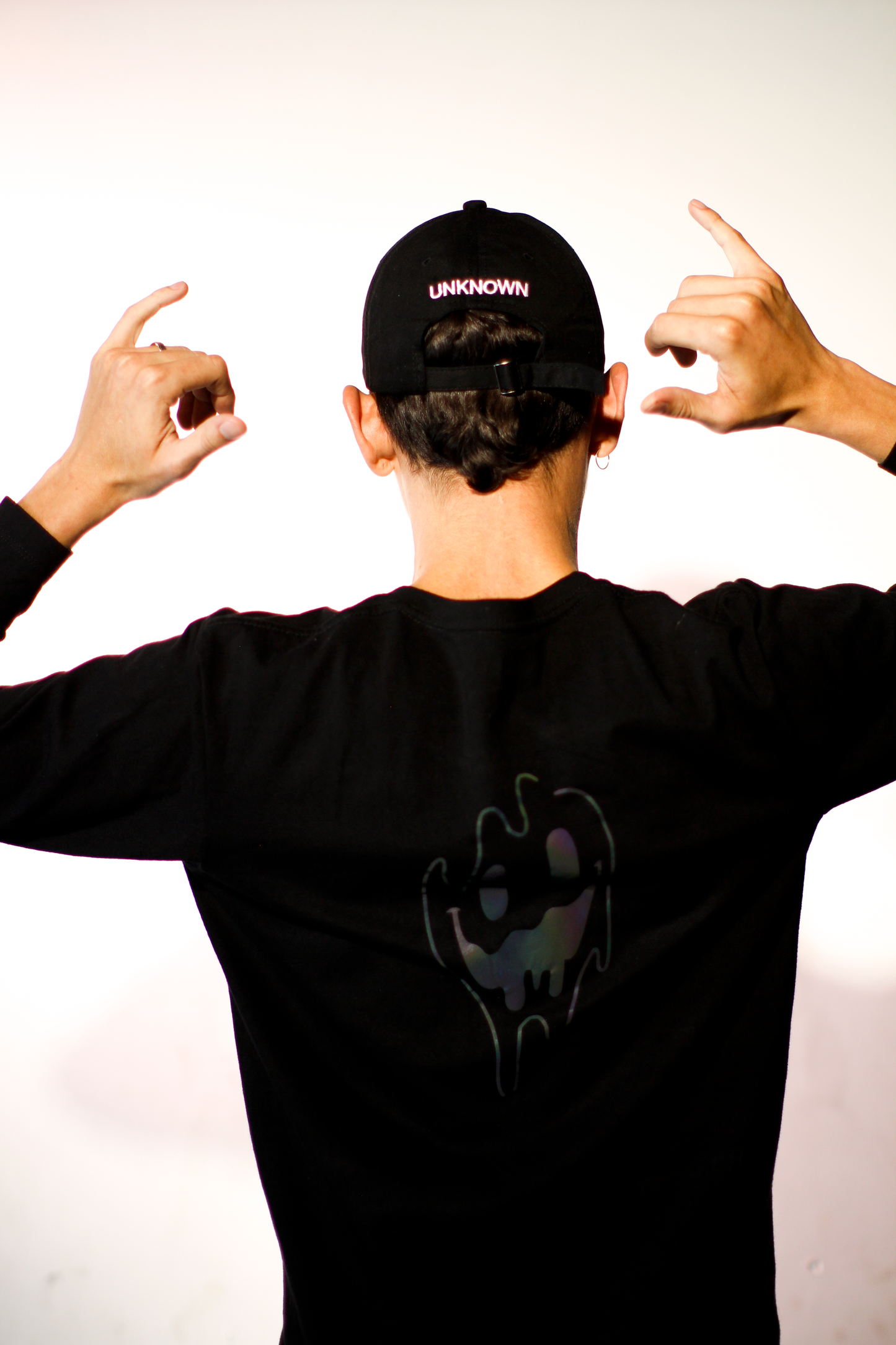 Smile :) Long Sleeve Black Shirt