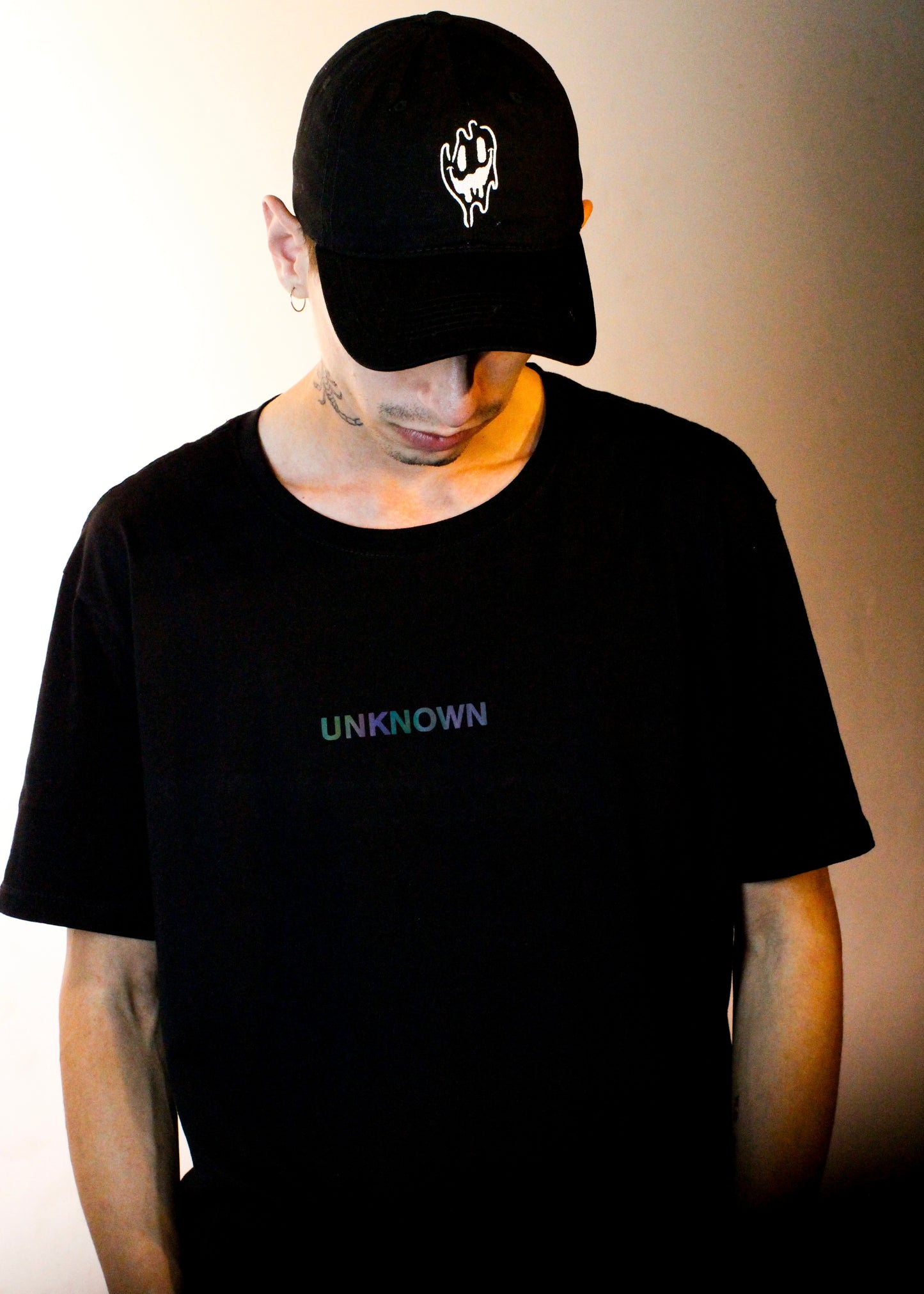 Smile :) Men Black Shirt